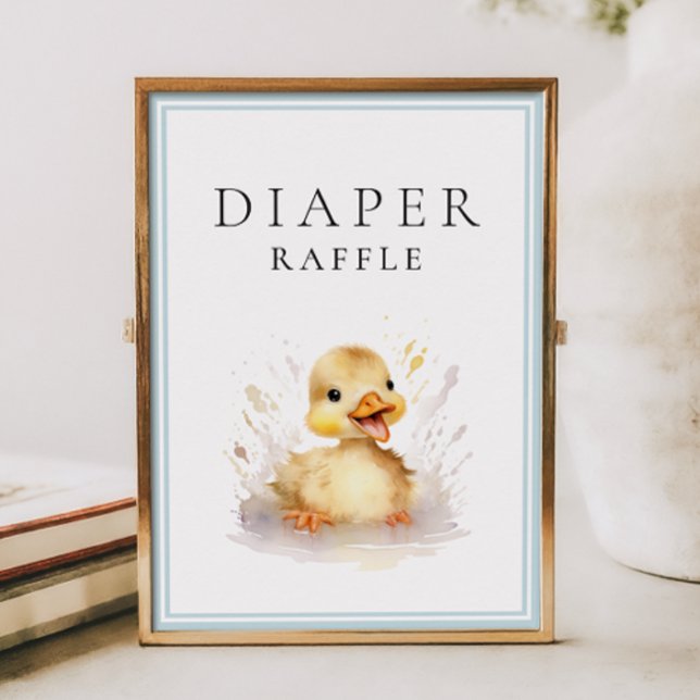Lilla petig babystöld Diaper Raffle Poster (Skapare uppladdad)