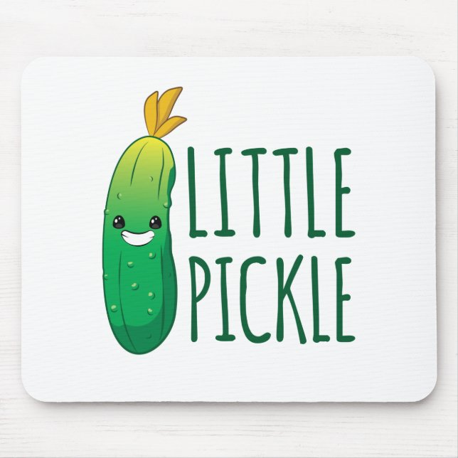 Lilla Pickle Cute Grönt Pickle Wassle Musmatta (Framsidan)