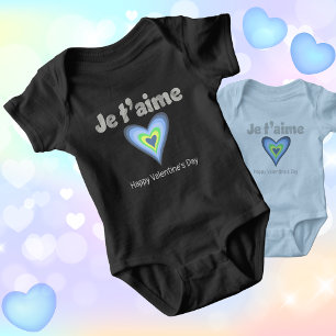Lilla pojkens franska Alla hjärtans dag T Shirt