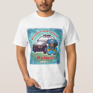Lilla polisskjorta t shirt
