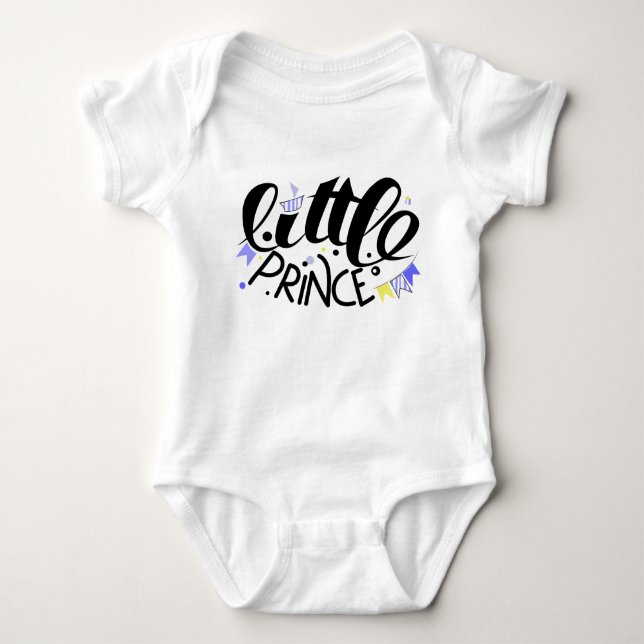 Lilla prins Baby Bodykosten T Shirt (Framsida)