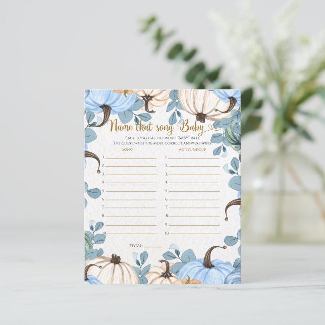 Lilla pumkin-Namn, sång babyduschspel (Stående Fram)