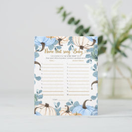 Lilla pumkin-Namn, sång babyduschspel