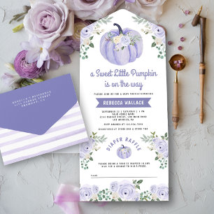 Lilla Pumpa Lavendelrosor Baby Shower