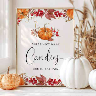 Lilla pumpabär gissa hur många kaniner. poster