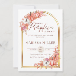 Lilla pumpan är på väg inbjudan