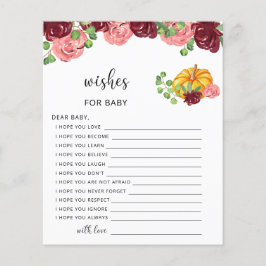 Lilla pumpfall önskemål för baby