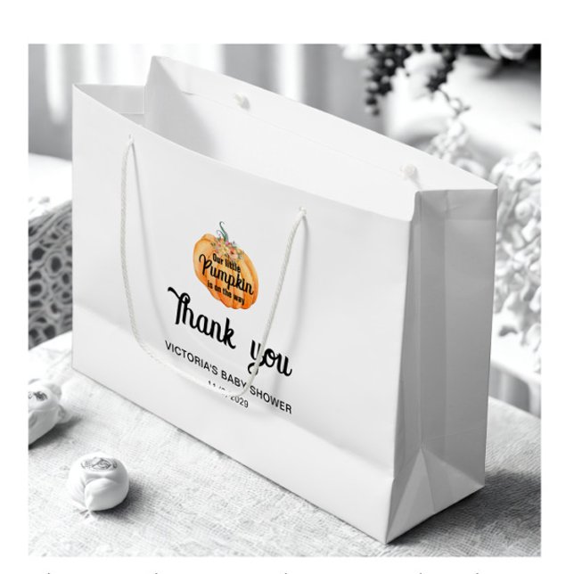 Lilla Pumpkin är på väg som Baby Shower (Skapare uppladdad)