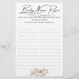 Lilla Pumpkin är på vägen till höstens babydusch Flygblad