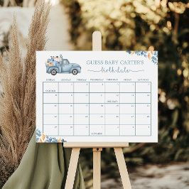 Lilla Pumpkin Baby - förfallodatumkalender - spelt Poster