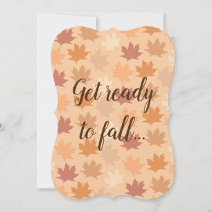 Lilla Pumpkin Fall Gravid-meddelande Inbjudningar