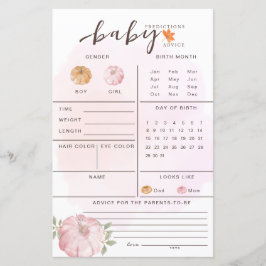 Lilla Pumpkin-förutsägelsespel för höstfälla i Bab