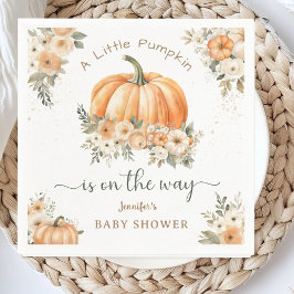 Lilla Pumpkin på Boho-barnskussen Pappersservett