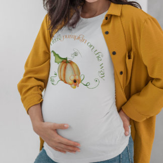 Lilla Pumpkin på Way Fall Mamma-to-be T-Shirt