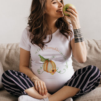 Lilla Pumpkin på Way Fall Mamma-to-be T-Shirt