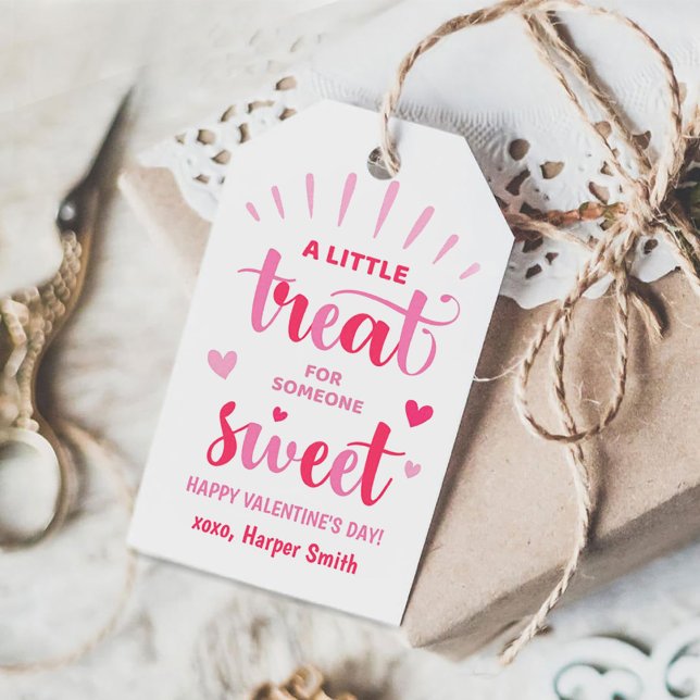 Lilla ratt för nån som är söt - Alla hjärtans dag Presentetikett (Skapare uppladdad)