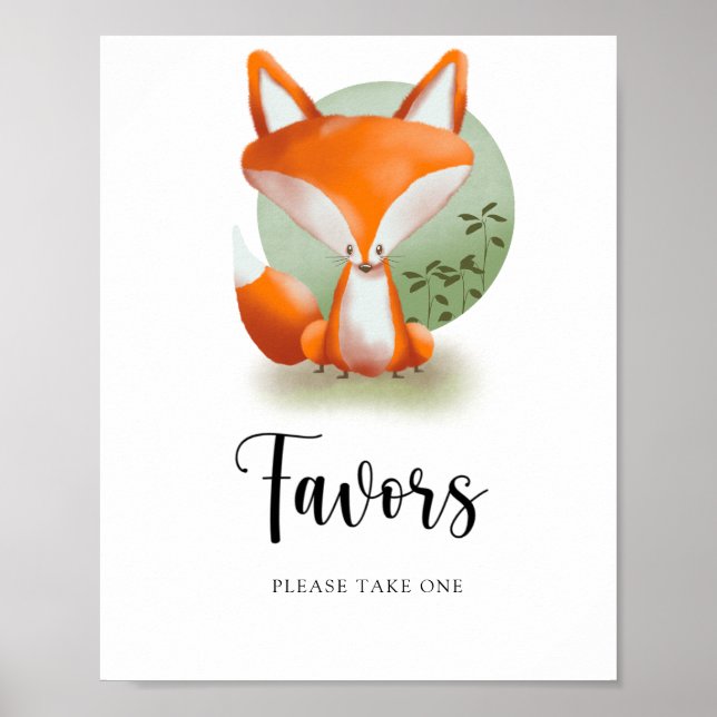 Lilla räv är på väg \  Favoritaffisch Poster (Framsidan)