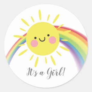 Lilla Ray av Sunshine.. Det är ett favoritmärke. Runt Klistermärke