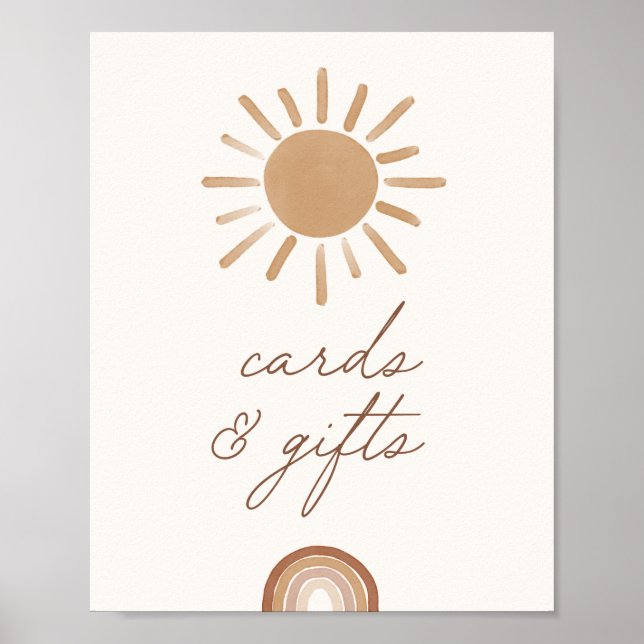 Lilla Ray från Sunshine Baby Shower Cards and Gift Poster (Framsidan)