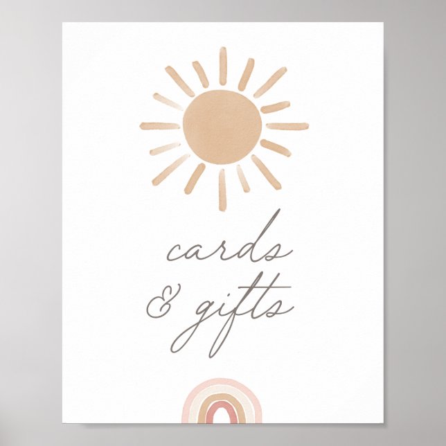 Lilla Ray från Sunshine Baby Shower Cards and Gift Poster (Framsidan)