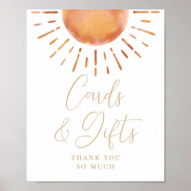 Lilla Ray från Sunshine Baby Shower Cards & Gifts Poster (Framsidan)