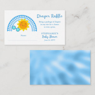Lilla Ray från Sunshine Baby Shower Diaper Raffle Tilläggskort