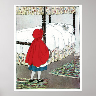 Lilla Red Riding Huva: vilket Underbart Öron har d Poster