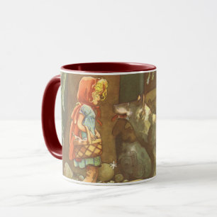 Lilla Red Riding Huva, Vintage Fairy Tale Mugg