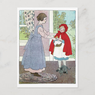 Lilla Red Riding-Huvan... Vykort