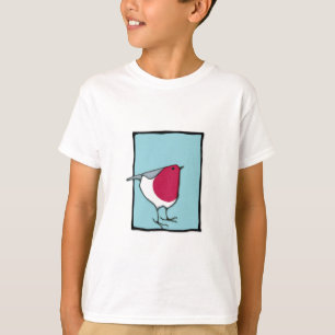 Lilla Robin Blue Kids T-Shirt