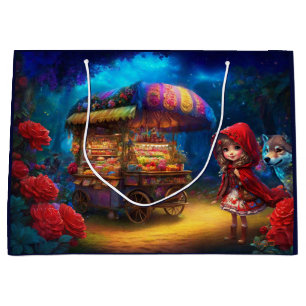 Lilla röd Huva och avsvärtning av Vargen