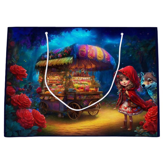 Lilla röd Huva och avsvärtning av Vargen (Framsidan)