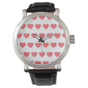 Lilla röda hjärtan eWatch Watch Armbandsur