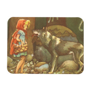 Lilla Rödluvan, gammal saga Magnet