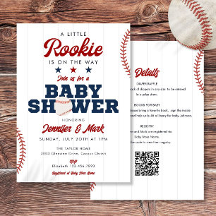 Lilla Rookie Baseball Allt-i-allo Barnkalas Inbjudningar