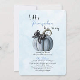 Lilla rosa pumpdockan är på väg2 inbjudningar