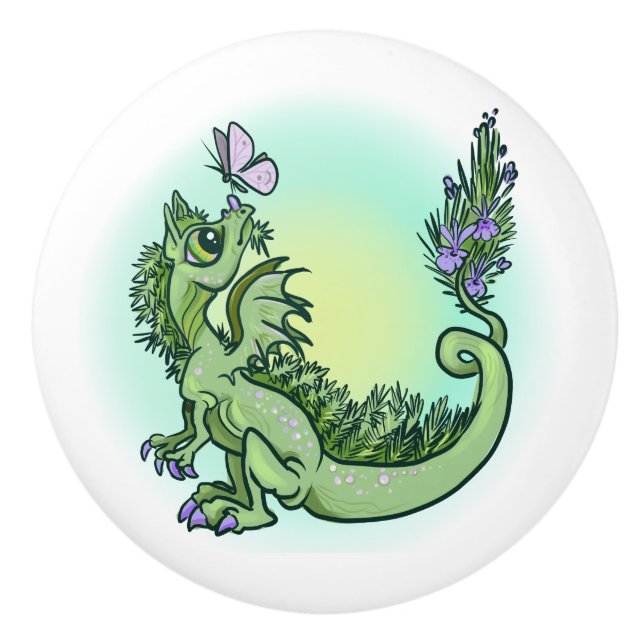 lilla Rosemary Dragon Knopp (Framsidan)