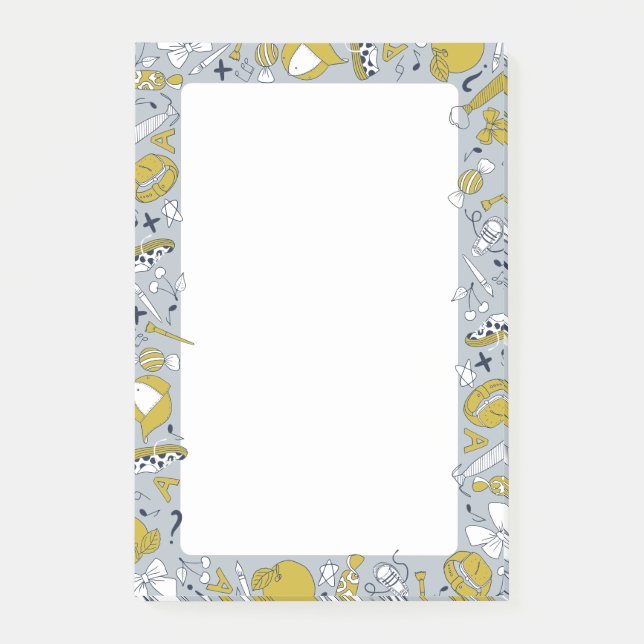 Lilla School Sak på Lärarens lärare Post-it Block (Framsida)