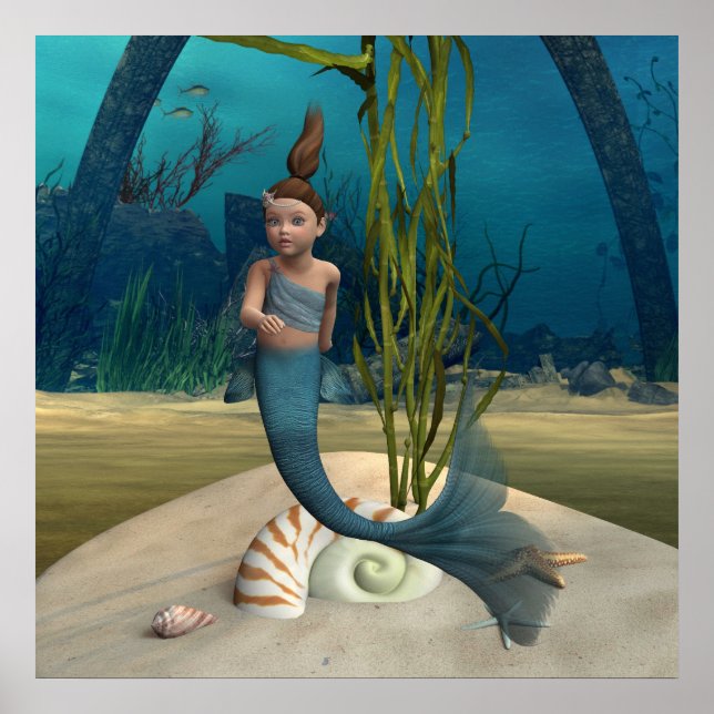 Lilla Sjöjungfru Poster (Framsidan)