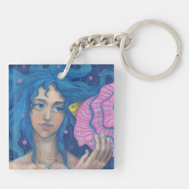 Lilla Sjöjungfru, undervattensbild, Rosa Blue (Baksidan)