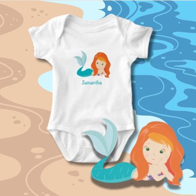 Lilla sjöjungfrun  t shirt (a special line of mermaid-themed clothes designed just for babies and toddlers )