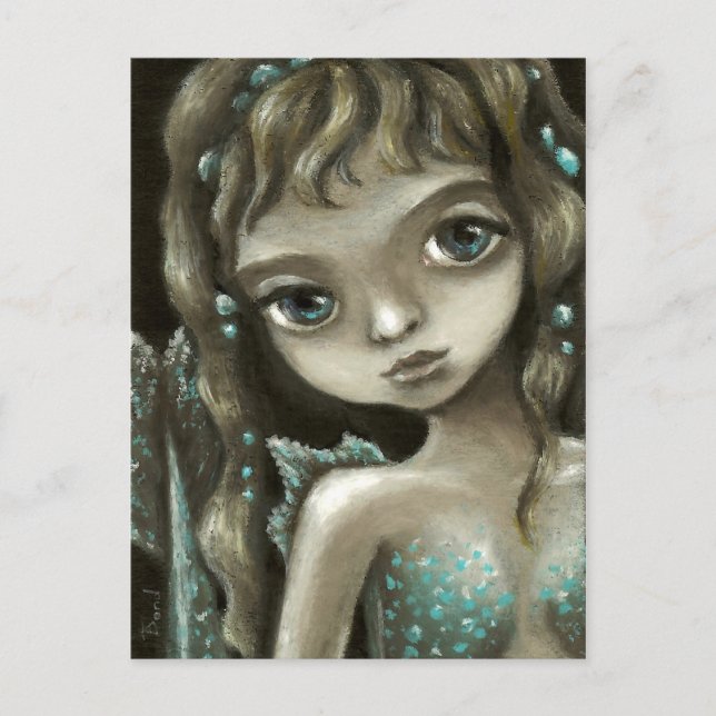 Lilla sjöjungfrun vykort (Framsida)