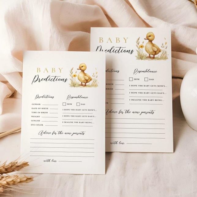 Lilla skäggigt spel om förutsägelse av babyskor brevpapper (Skapare uppladdad)