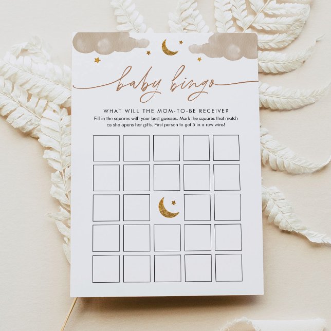 Lilla skugga för små stjärnor, babykläder, Bingo-s Inbjudningar (Skapare uppladdad)