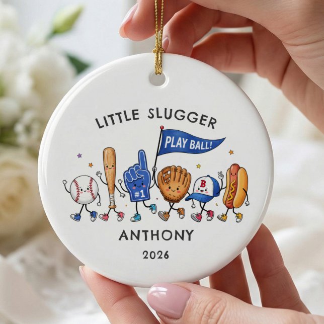 Lilla Slugger Baseboll Ornament (Skapare uppladdad)