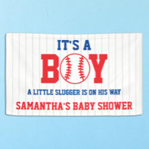 Lilla Slugger Baseboll Pojke Baby Shower