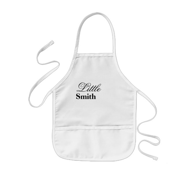 Lilla Smith Personligt Namn Barnförkläde (Framsidan)