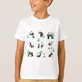 Lilla söta pandor t shirt