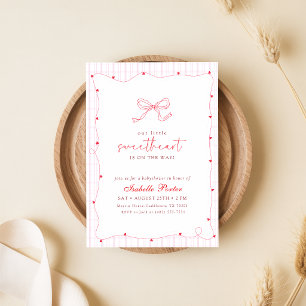 Lilla Sötnos Babyshower Inbjudningar