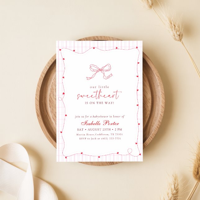 Lilla Sötnos Babyshower Inbjudningar (Skapare uppladdad)